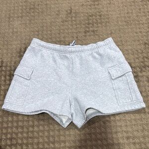 Aritzia Gray Cargo Shorts